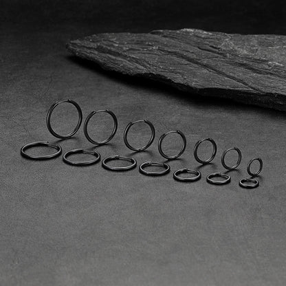 Sterling Silver Hoop Earrings for