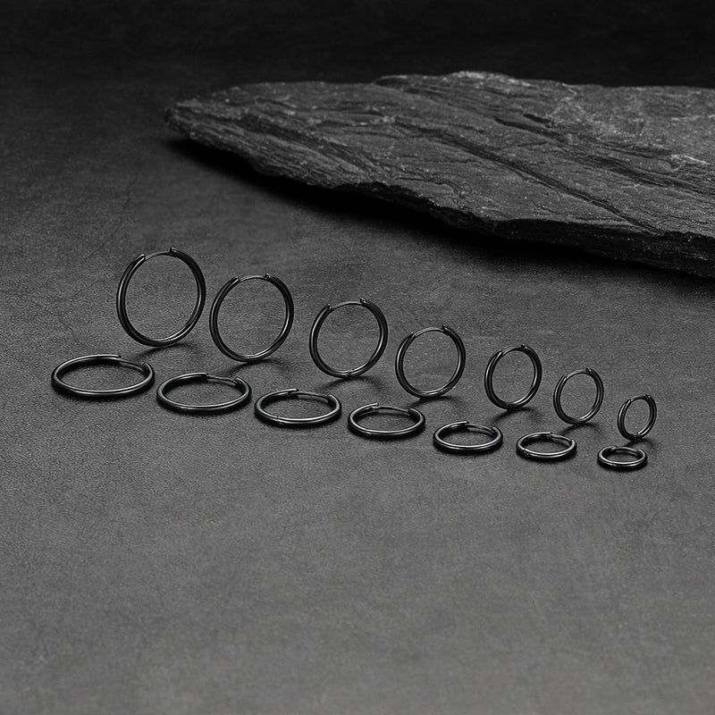 Sterling Silver Hoop Earrings for