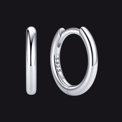 Sterling Silver Hoop Earrings for
