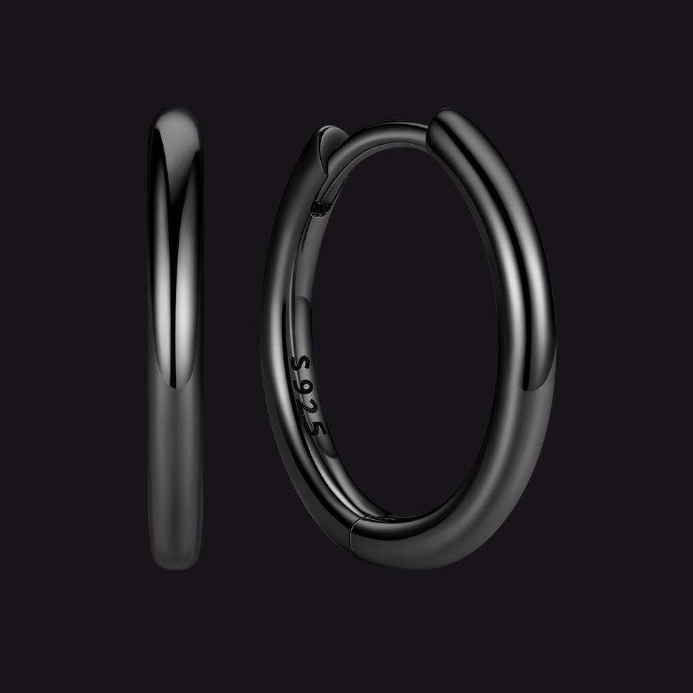 Sterling Silver Hoop Earrings for