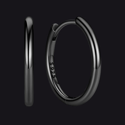 Sterling Silver Hoop Earrings for