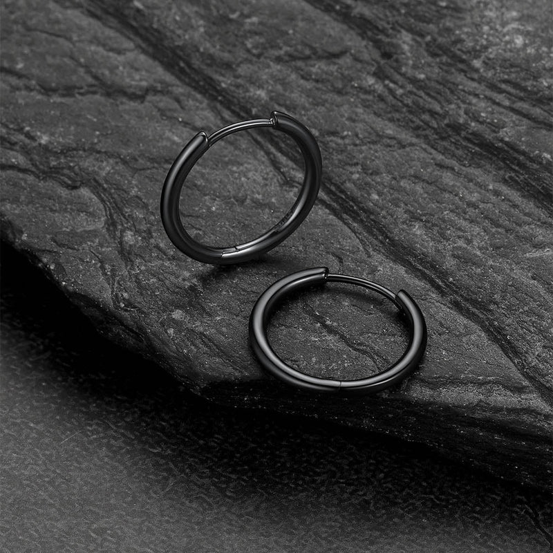 Sterling Silver Hoop Earrings for