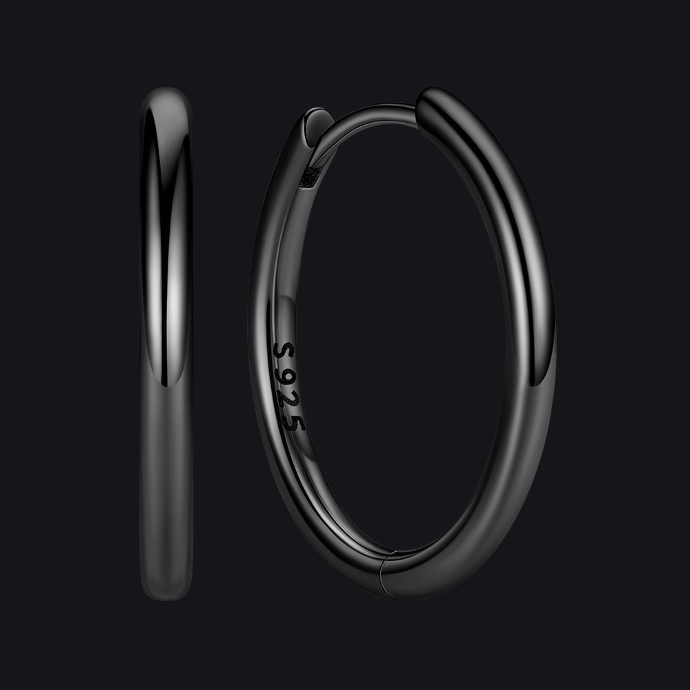 Sterling Silver Hoop Earrings for