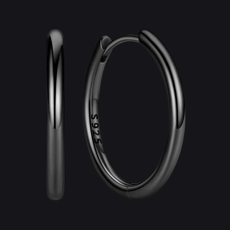 Sterling Silver Hoop Earrings for