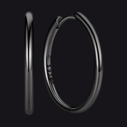 Sterling Silver Hoop Earrings for