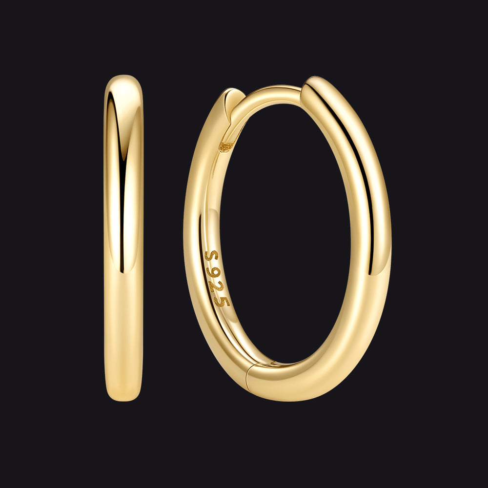 Sterling Silver Hoop Earrings for