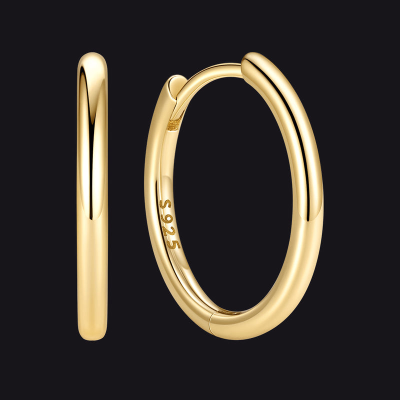 Sterling Silver Hoop Earrings for