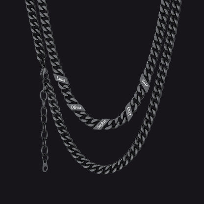 Custom Cuban Link Chains With Names Necklace for , 5/7/9mm Width