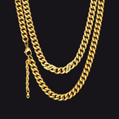 Custom Cuban Link Chains With Names Necklace for , 5/7/9mm Width