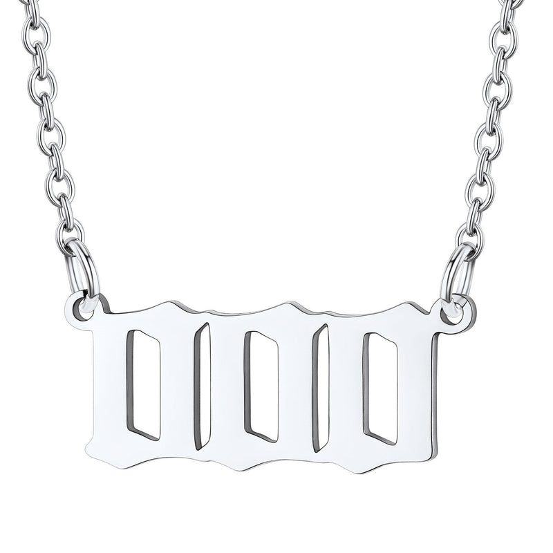 Personalized Angel Number Necklace for