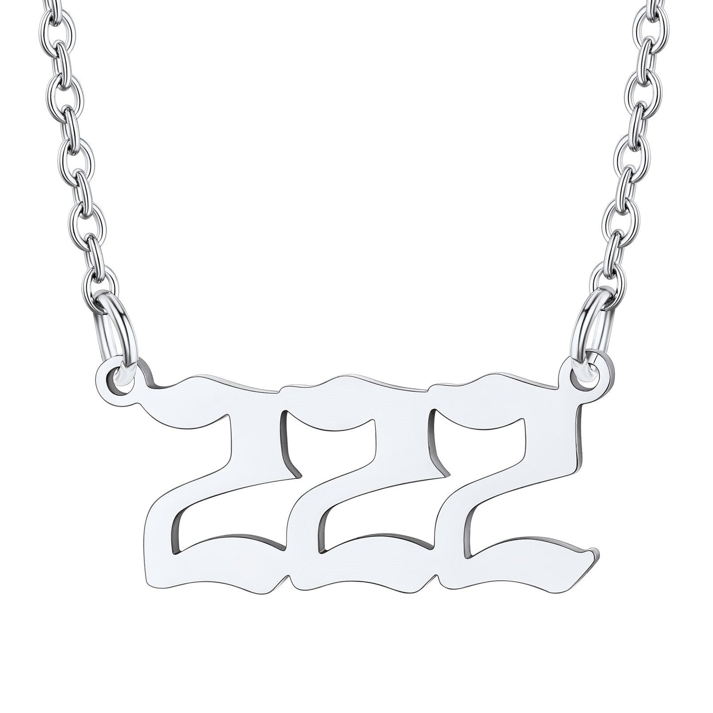 Personalized Angel Number Necklace for