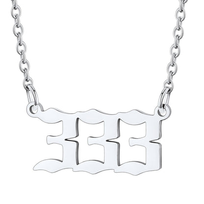 Personalized Angel Number Necklace for