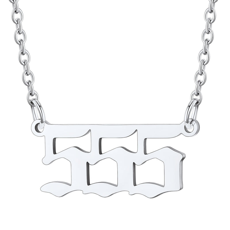 Personalized Angel Number Necklace for