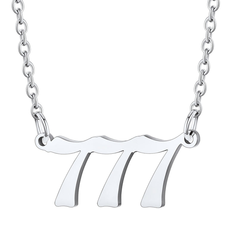 Personalized Angel Number Necklace for