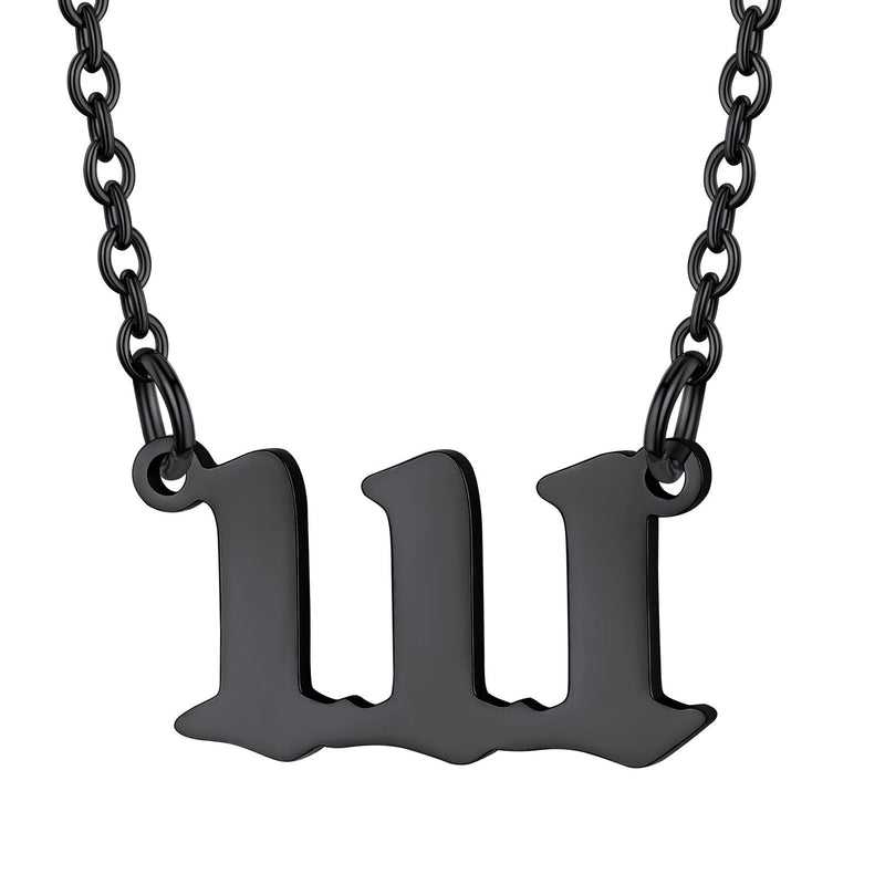 Personalized Angel Number Necklace for