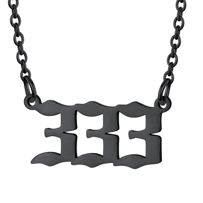 Personalized Angel Number Necklace for