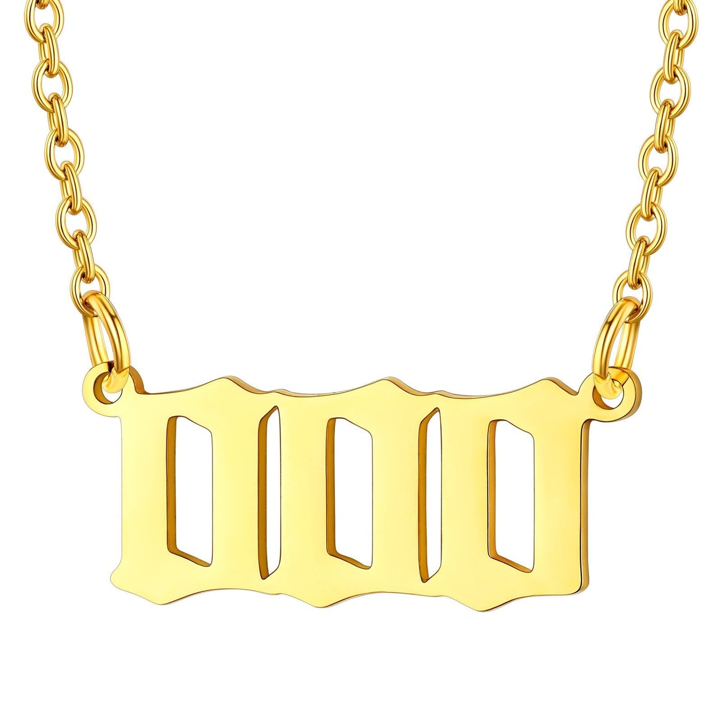 Personalized Angel Number Necklace for