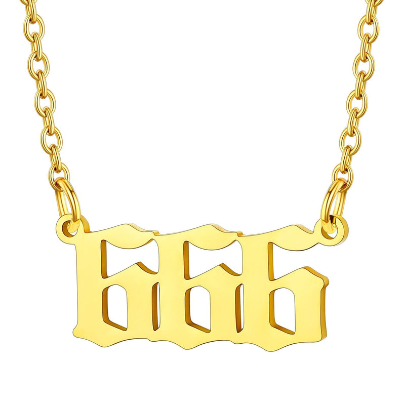 Personalized Angel Number Necklace for