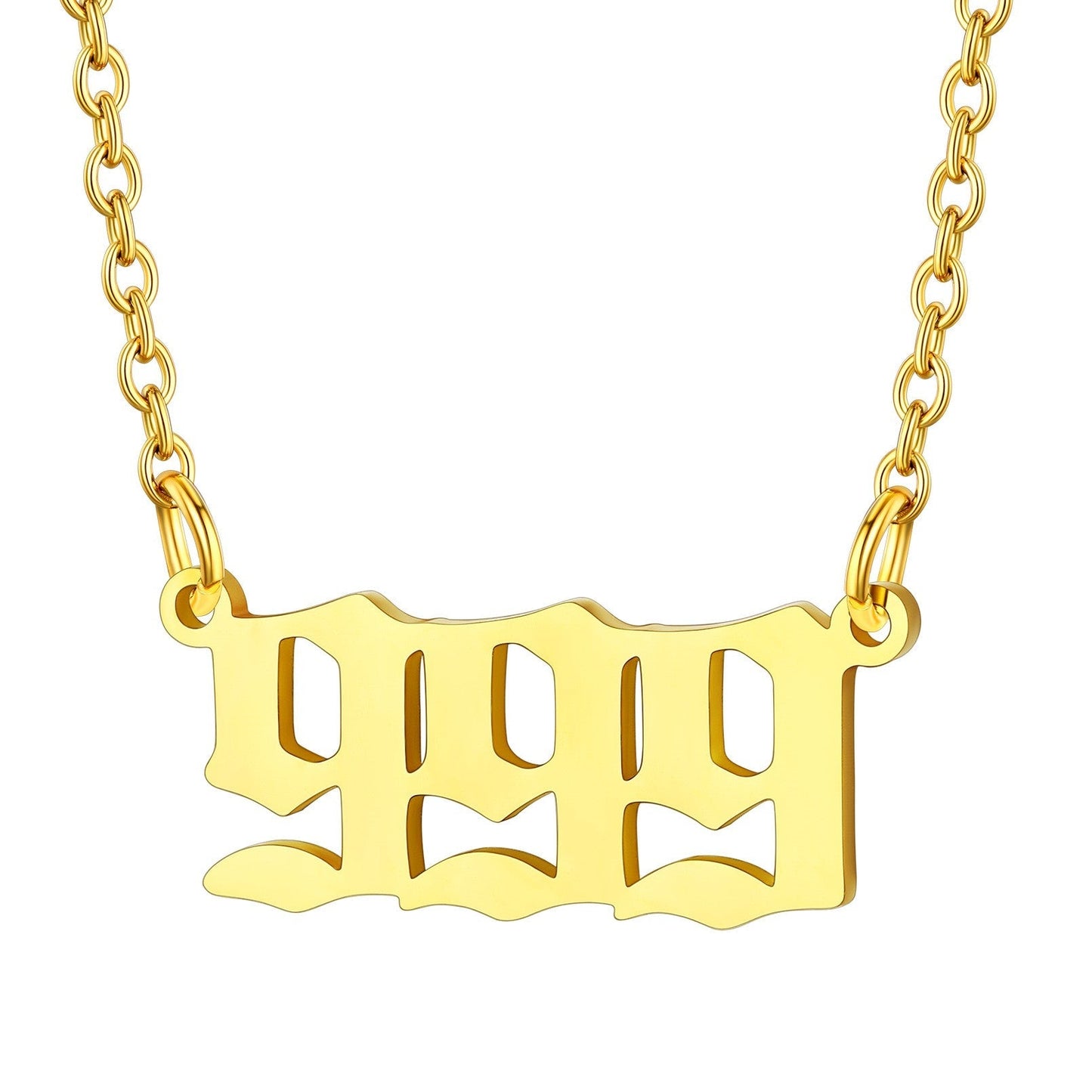 Personalized Angel Number Necklace for