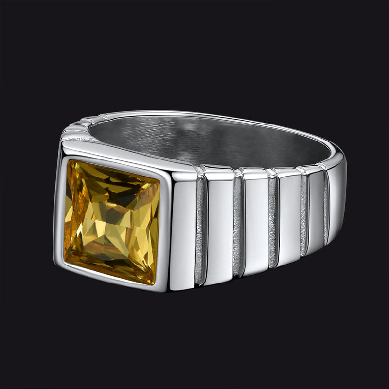 Birthstone Band Ring for