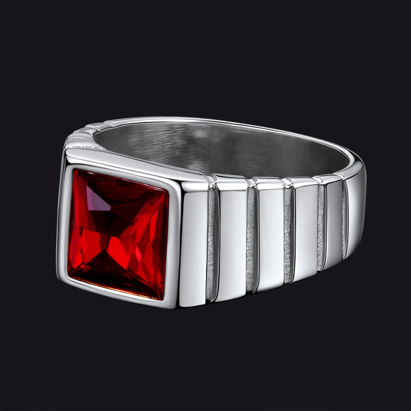 Birthstone Band Ring for