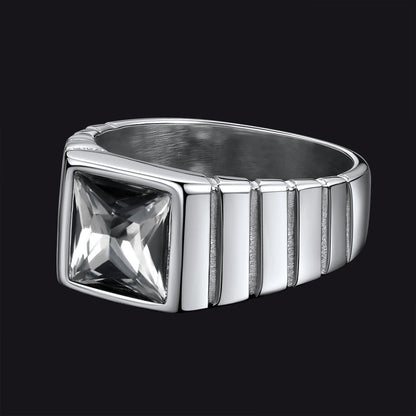 Birthstone Band Ring for