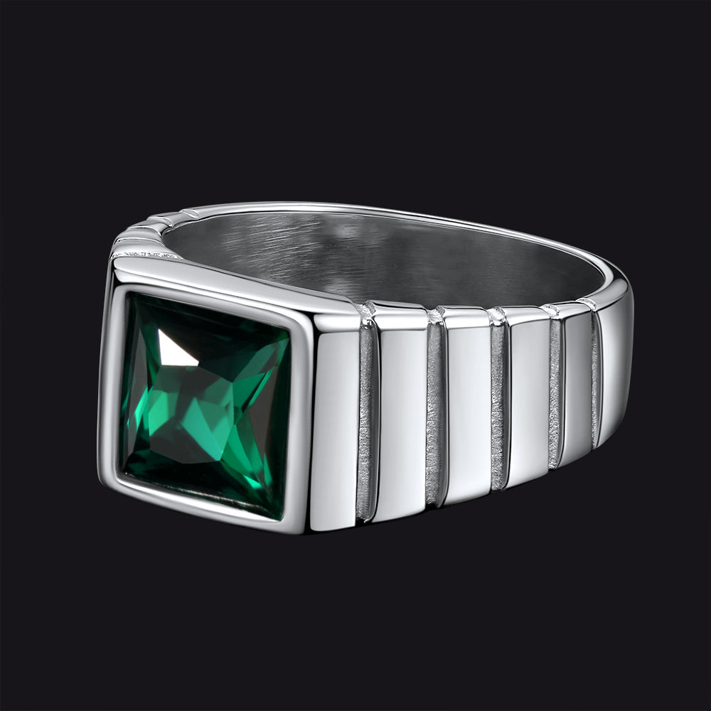 Birthstone Band Ring for