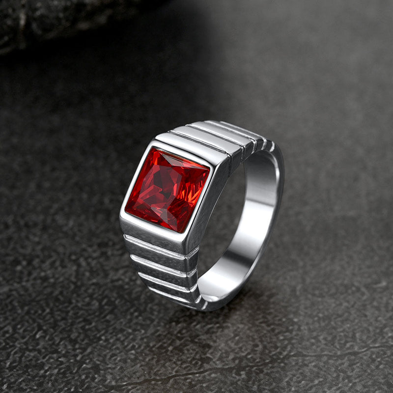 Birthstone Band Ring for