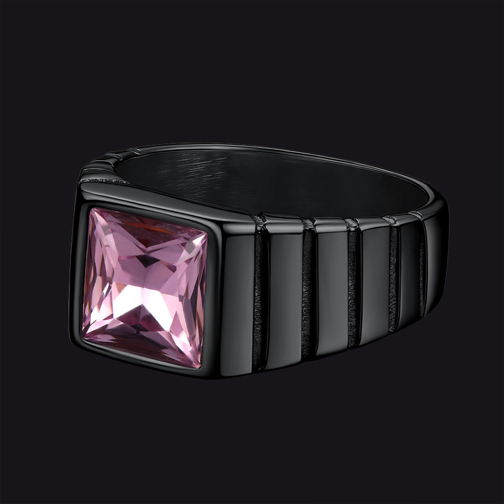 Birthstone Band Ring for