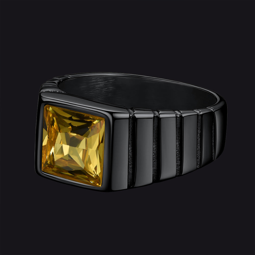 Birthstone Band Ring for