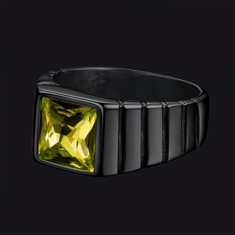 Birthstone Band Ring for
