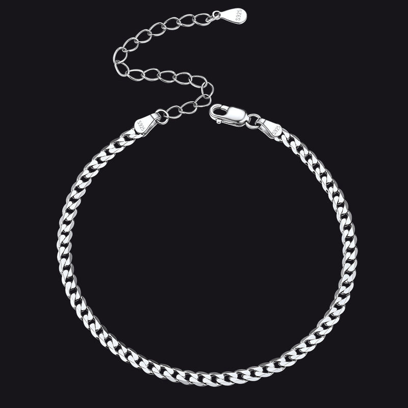 Sterling Silver Chain Link Bracelet for