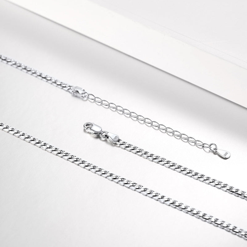 Sterling Silver Chain Link Bracelet for