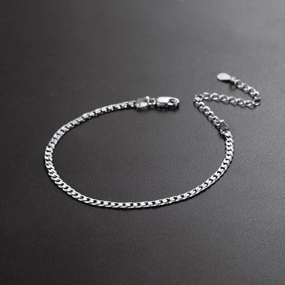 Sterling Silver Chain Link Bracelet for