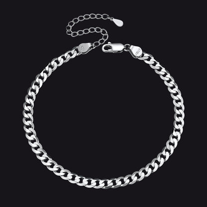Sterling Silver Chain Link Bracelet for