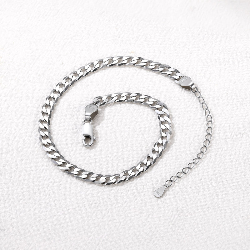 Sterling Silver Chain Link Bracelet for