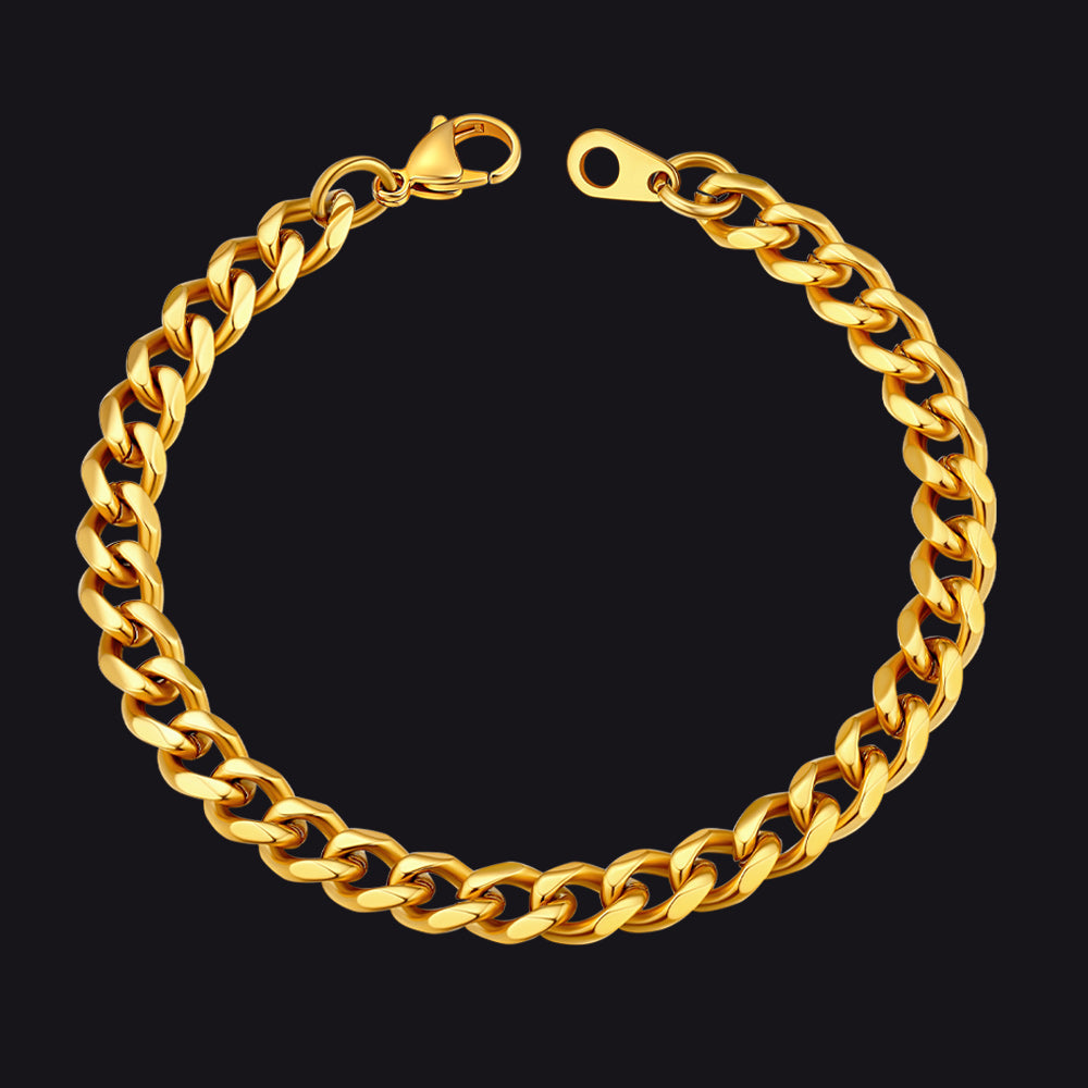 Chunky Cuban Link Chain Bracelets Gift for