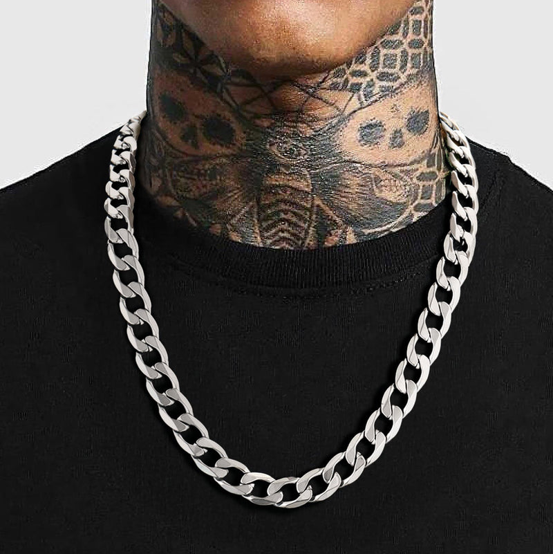 Cuban Link Curb Chain Stainless Steel Necklace for