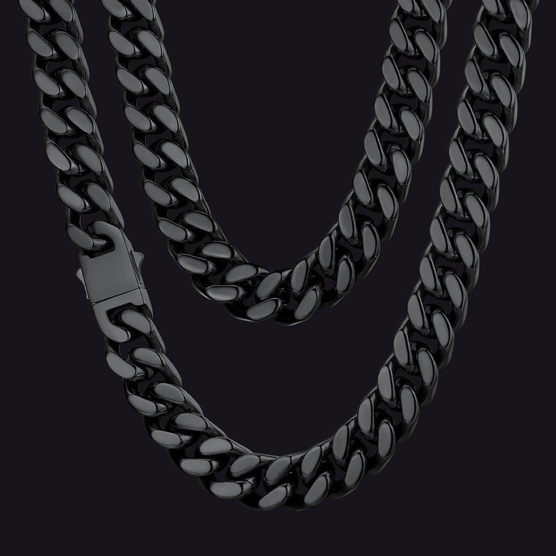 Miami Cuban Link Chain Necklace 5/7/9/12 Mm Chain for