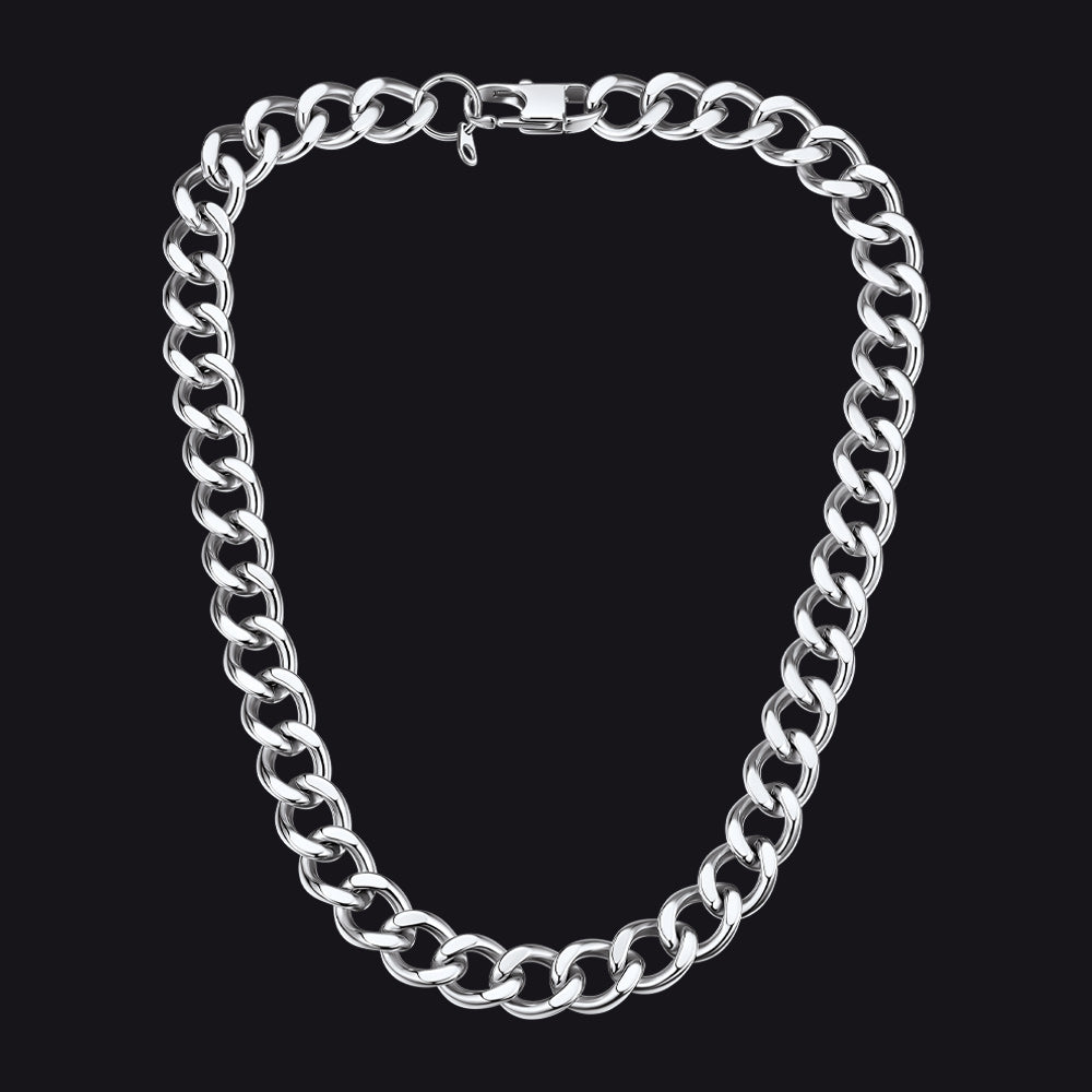 Chunky Cuban Link Chain Necklace for