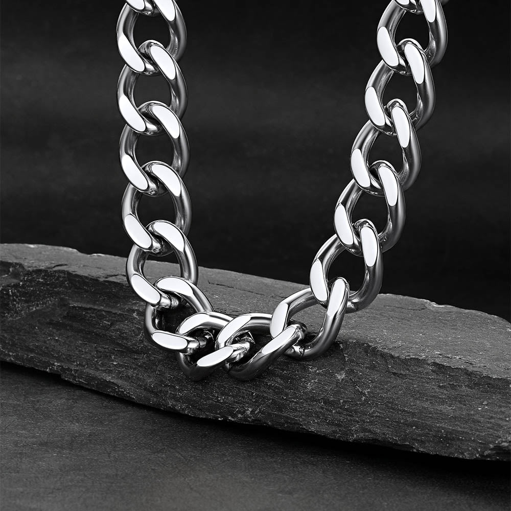 Chunky Cuban Link Chain Necklace for