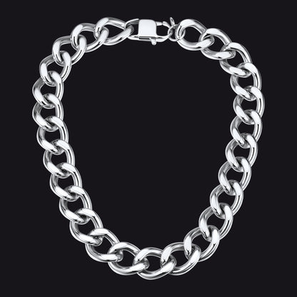 Chunky Cuban Link Chain Necklace for