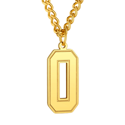 Personalized Sports Jersey Number Chain Necklace for Sport Fans
