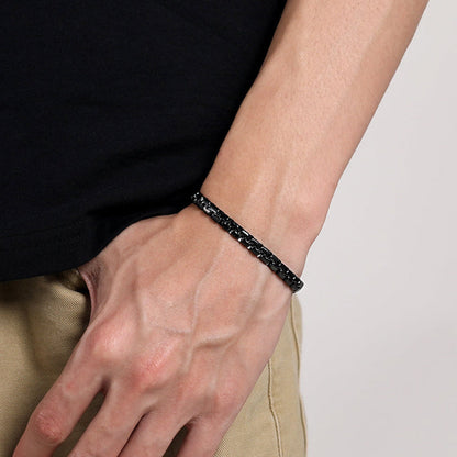 6mm Flat Box Link Chain & Bracelet Bundle Set for