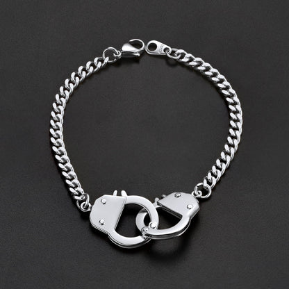 4mm Handcuff Chain Bracelet for Stainless Steel