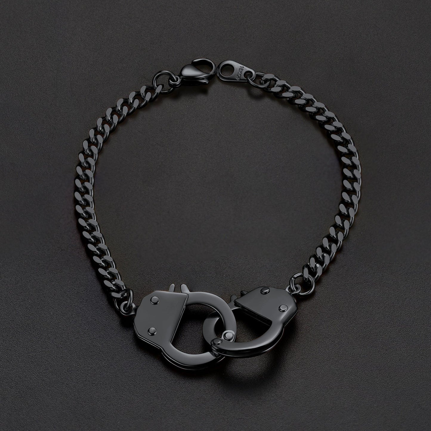 4mm Handcuff Chain Bracelet for Stainless Steel