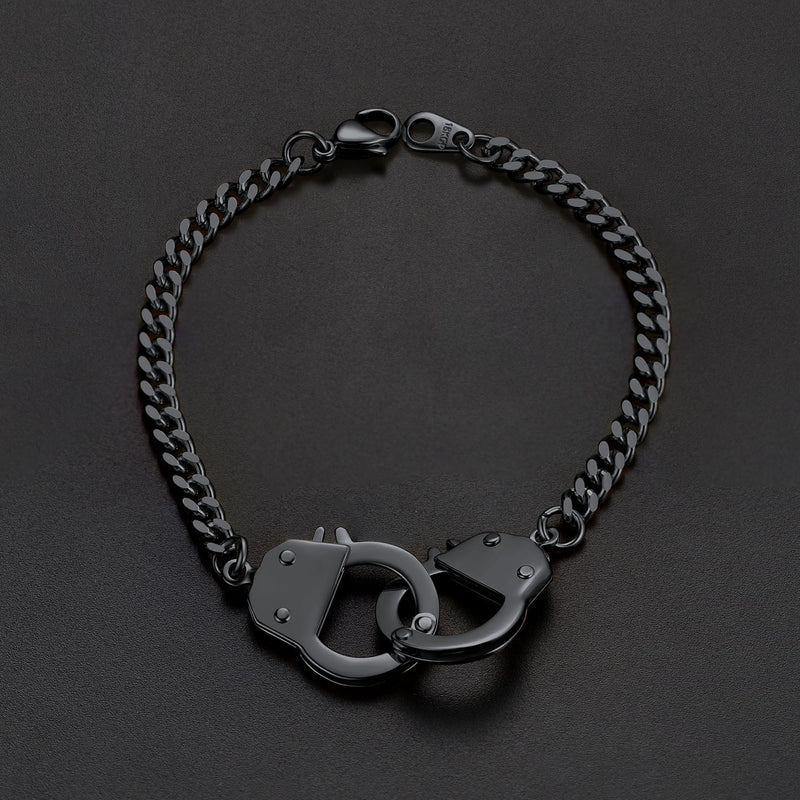 4mm Handcuff Chain Bracelet for Stainless Steel