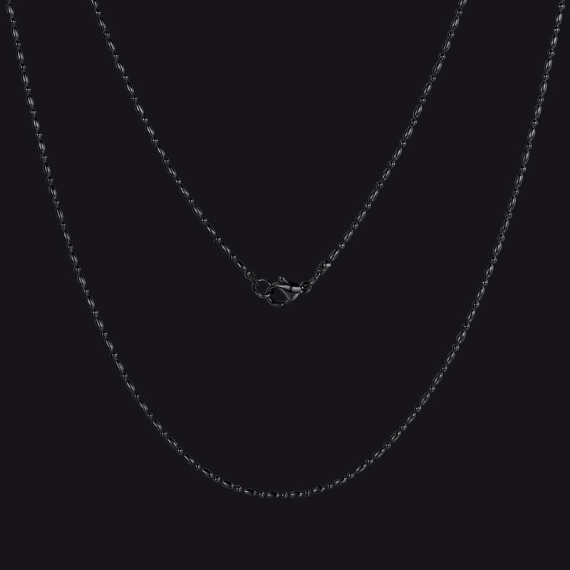1.5mm Stainless Steel Slim Rope Chain Necklace for