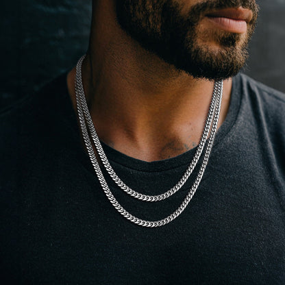 6mm Miami Cuban Link Chain Set for
