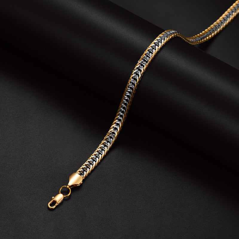 Flash 6mm Cuban Link Chain Necklace for